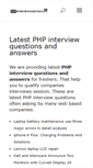 Mobile Screenshot of phpinterviewquestion.com